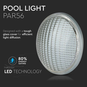 V-TAC  LAMPADA LED DA PISCINA PAR56 12W IP68 12V ATTACCO A VITE